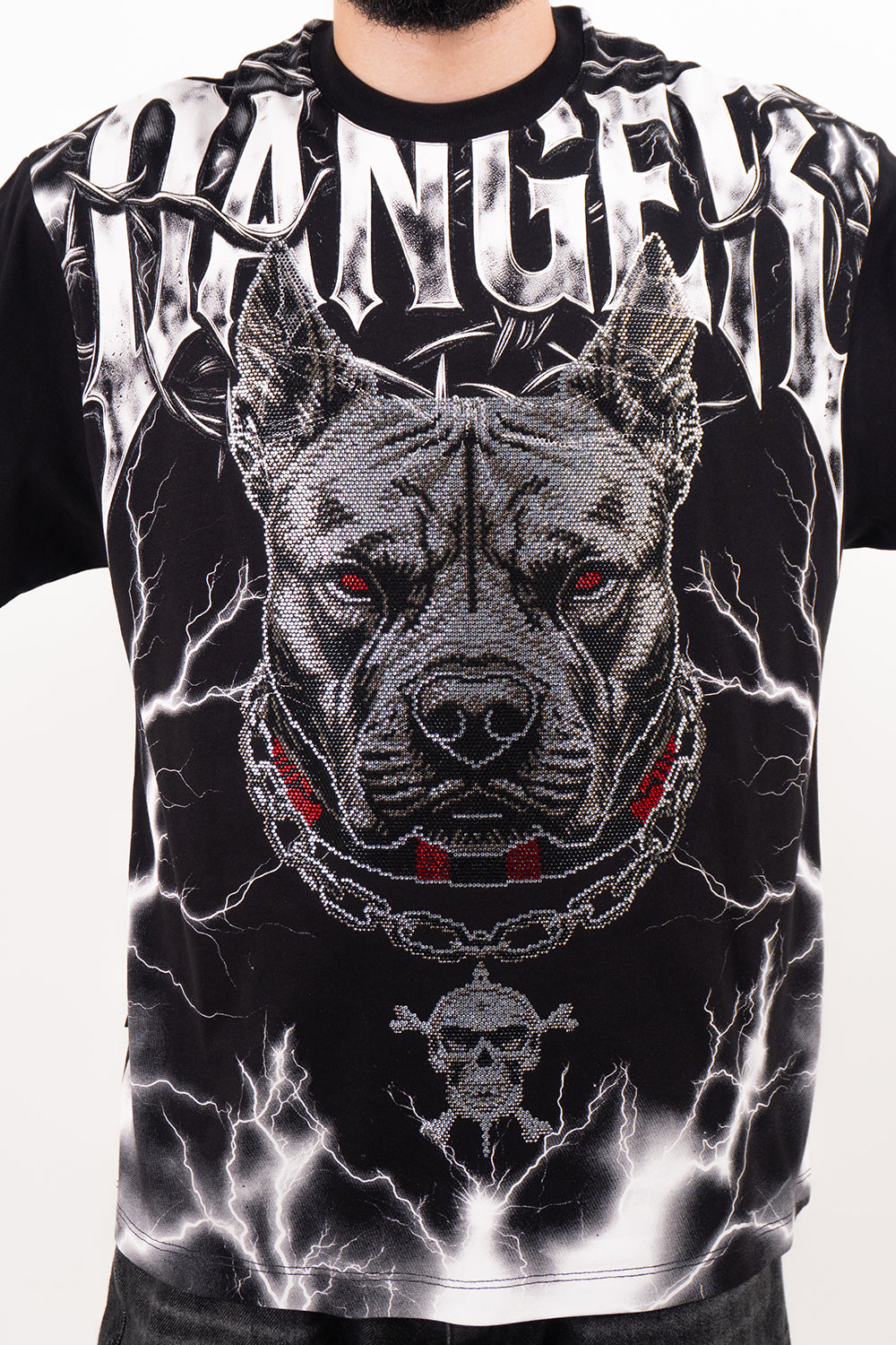 Camiseta over DANGER CINEMA