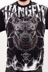 Camiseta over DANGER CINEMA