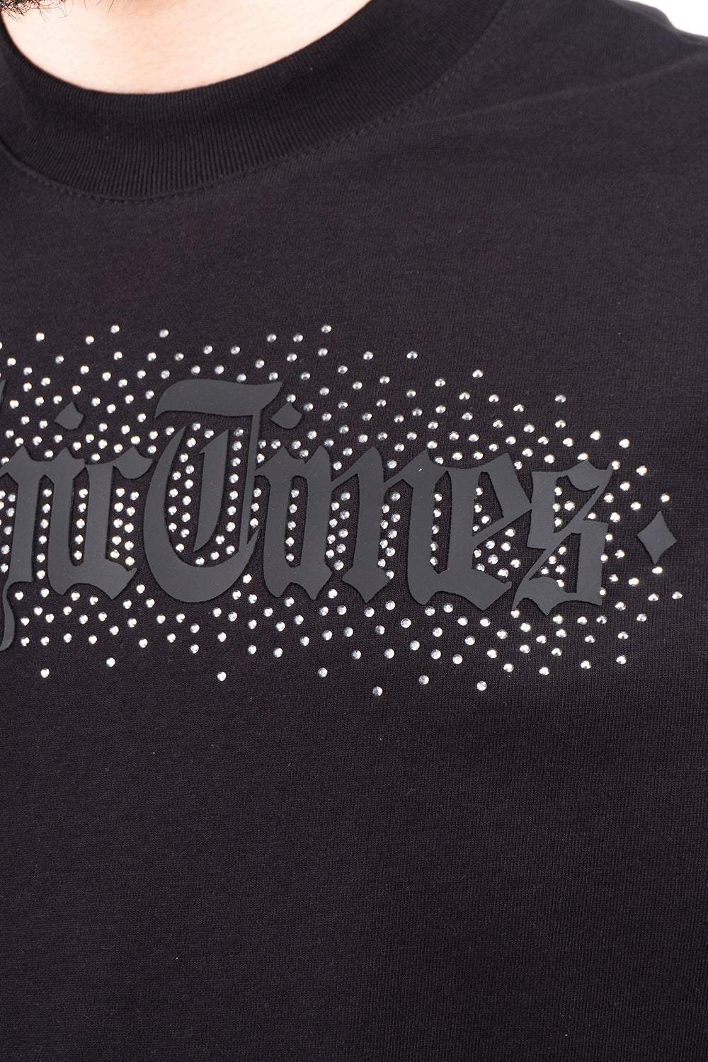 Camiseta basica GOTHIC TIME piedra plateada