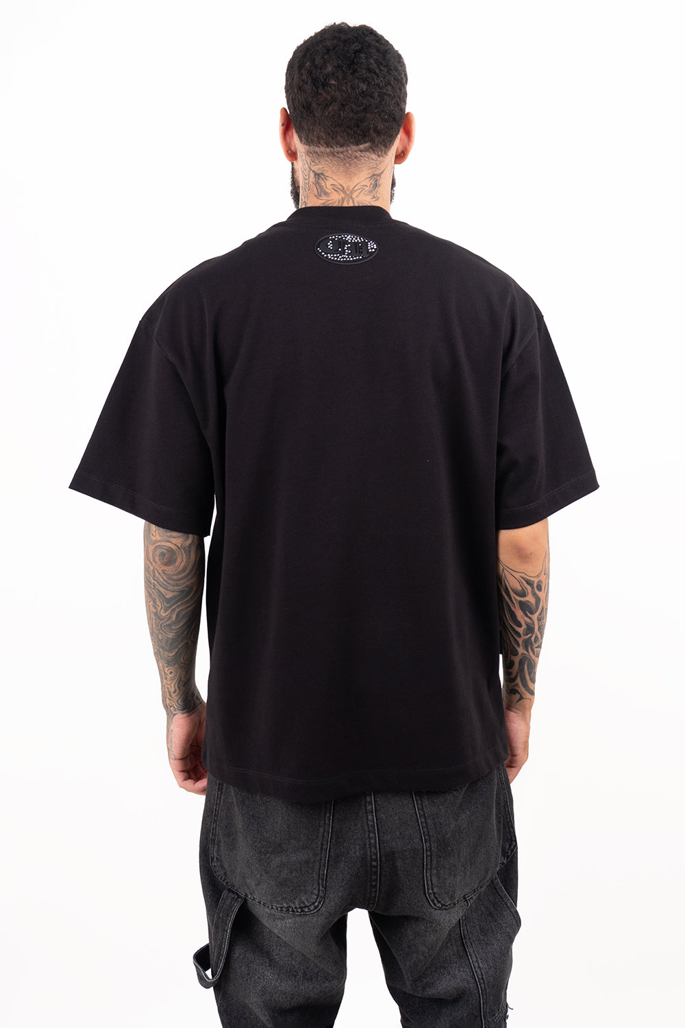 Camiseta basica GOTHIC TIME piedra plateada