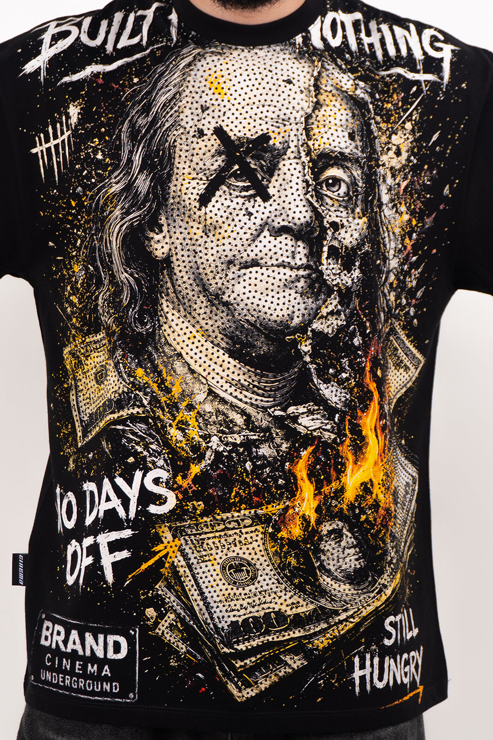 Camiseta over DOLLAR FIRE