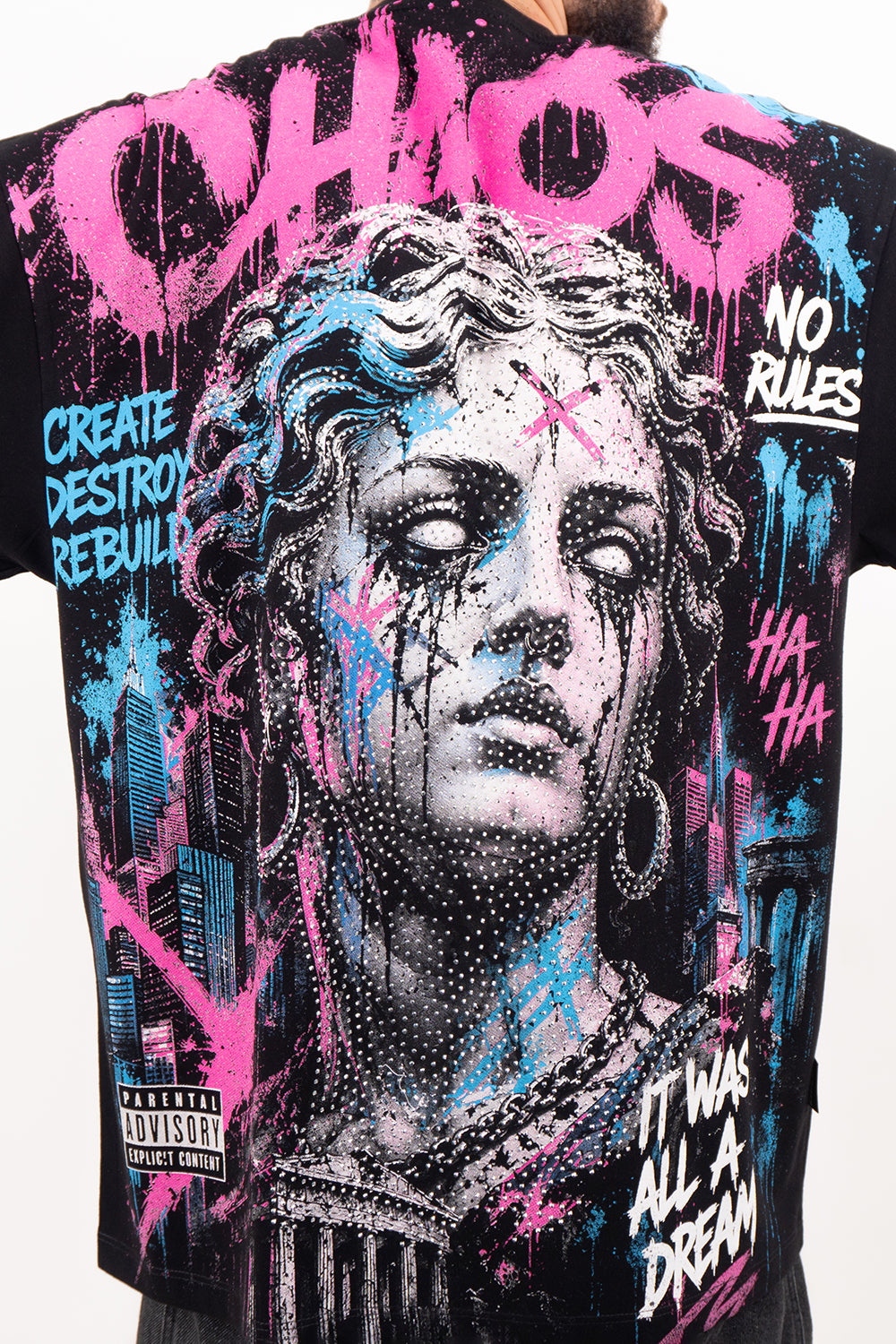 Camiseta over CHAOS GIRL