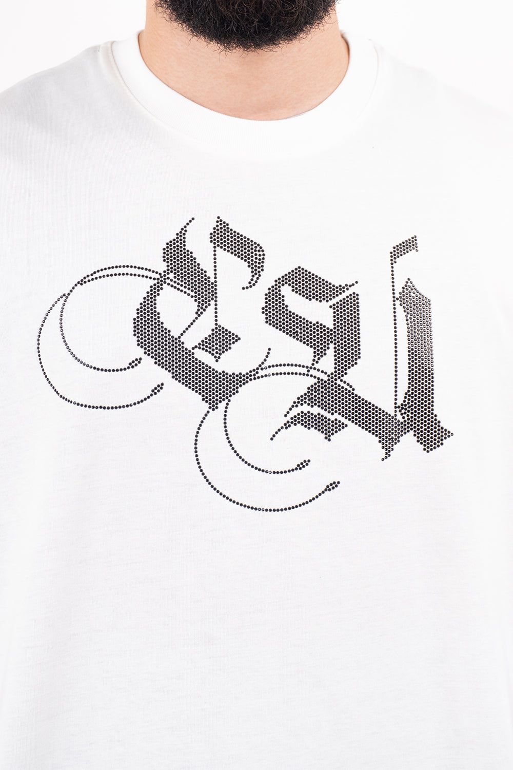Camiseta over FUCK OFF Ivory