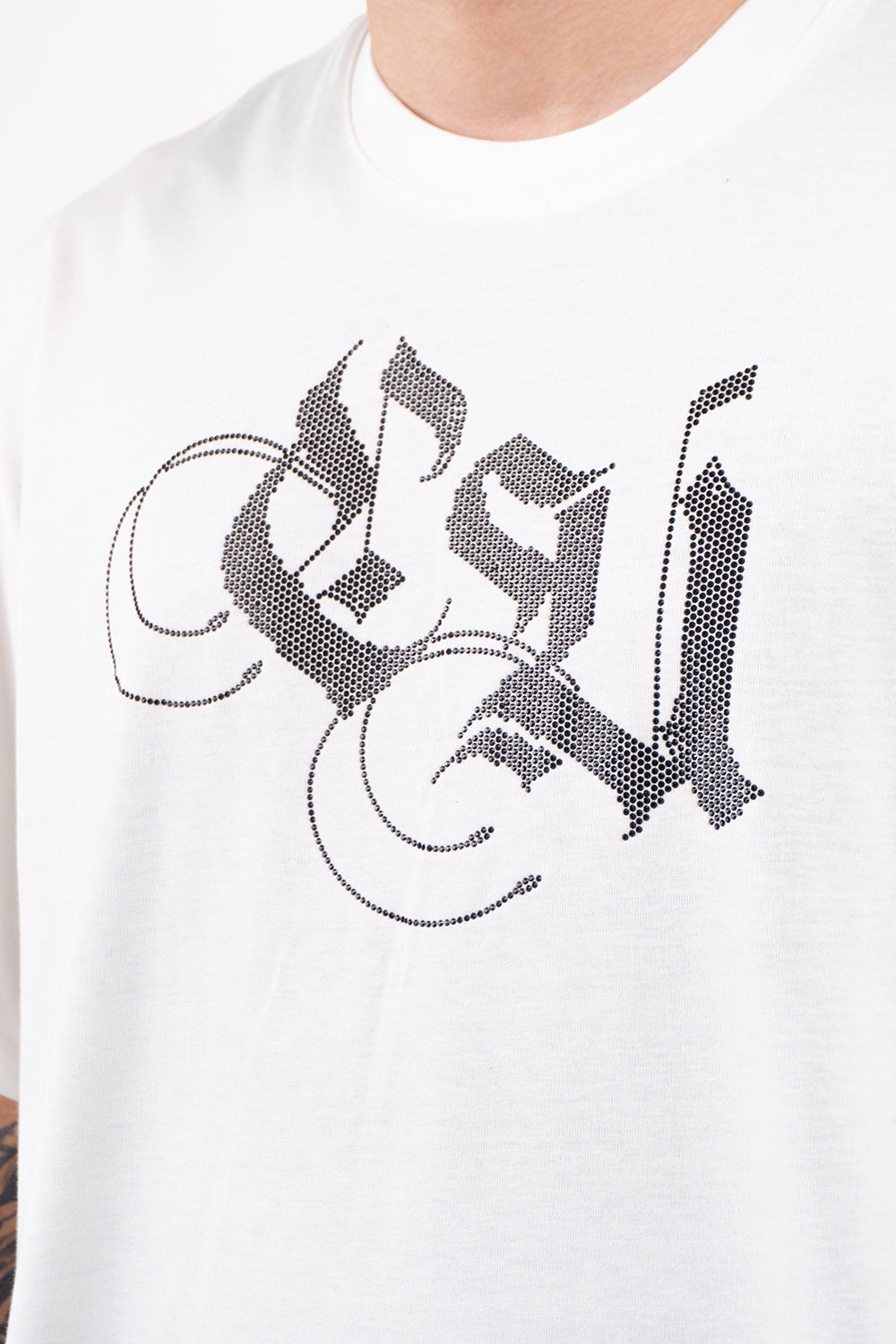 Camiseta over FUCK OFF Ivory