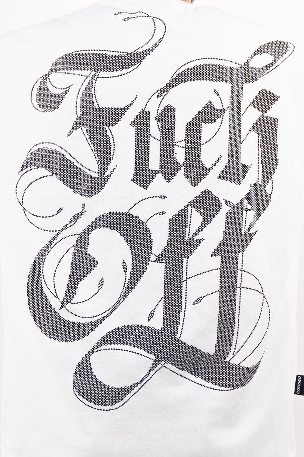 Camiseta over FUCK OFF Ivory