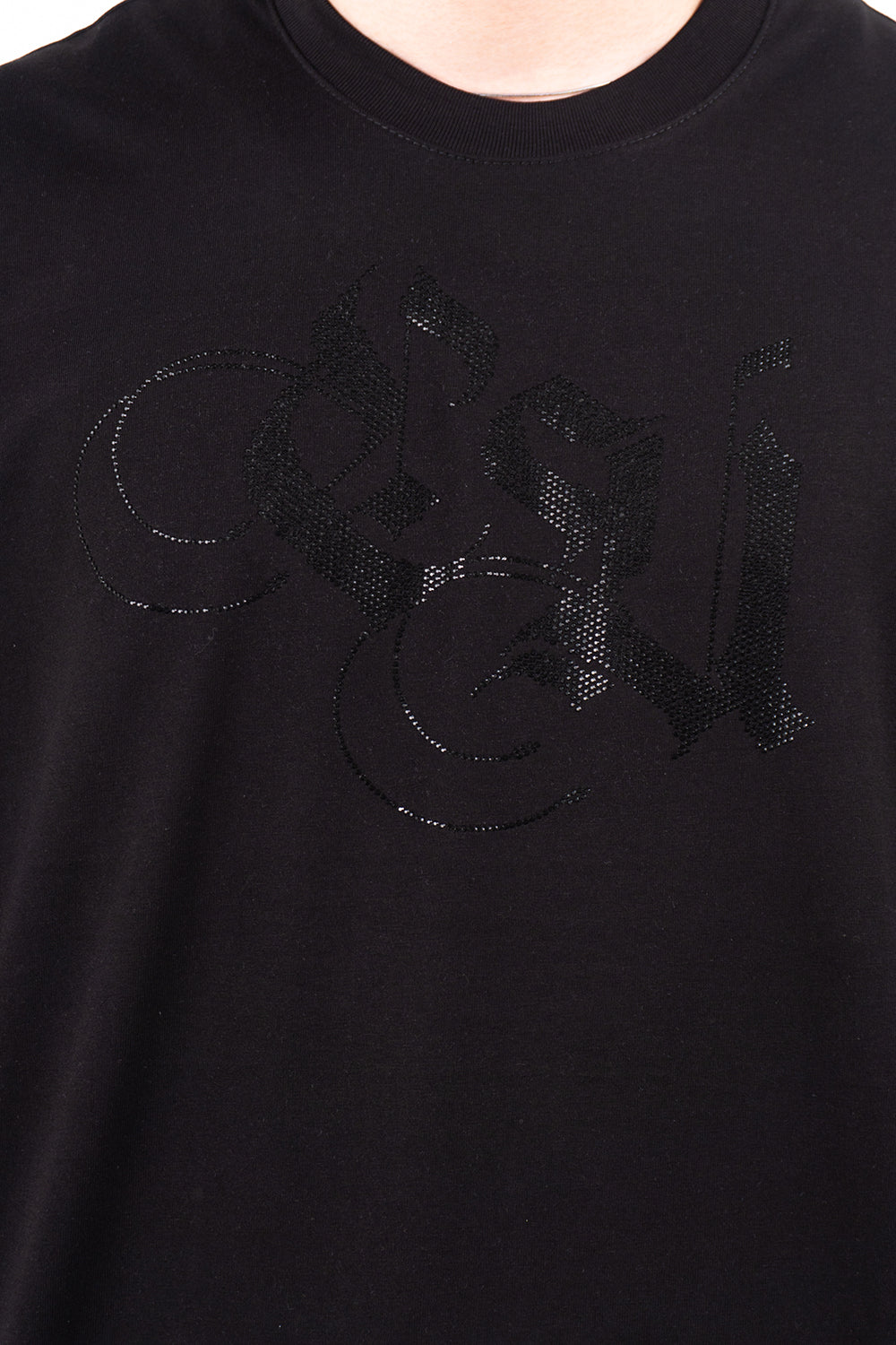 Camiseta over FUCK OFF p. negra