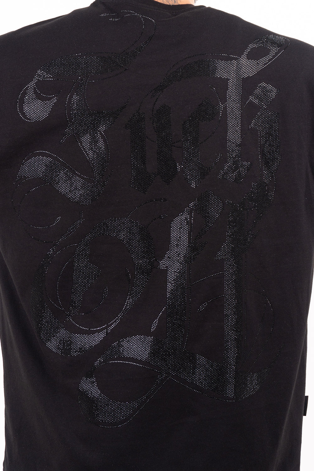 Camiseta over FUCK OFF p. negra