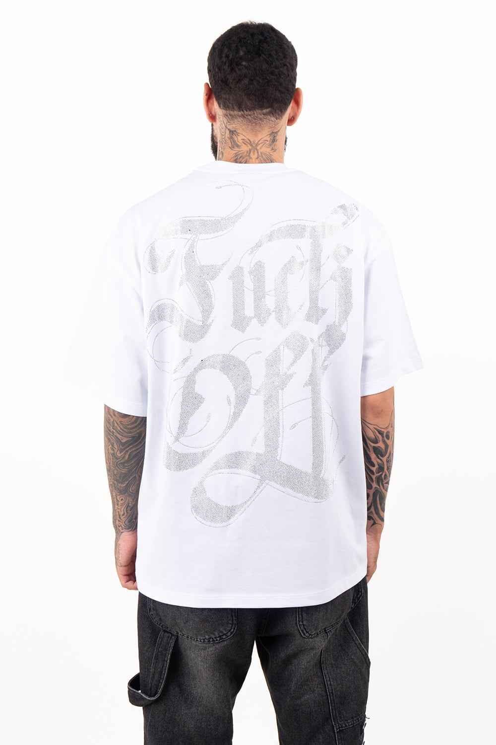 Camiseta over FUCK OFF