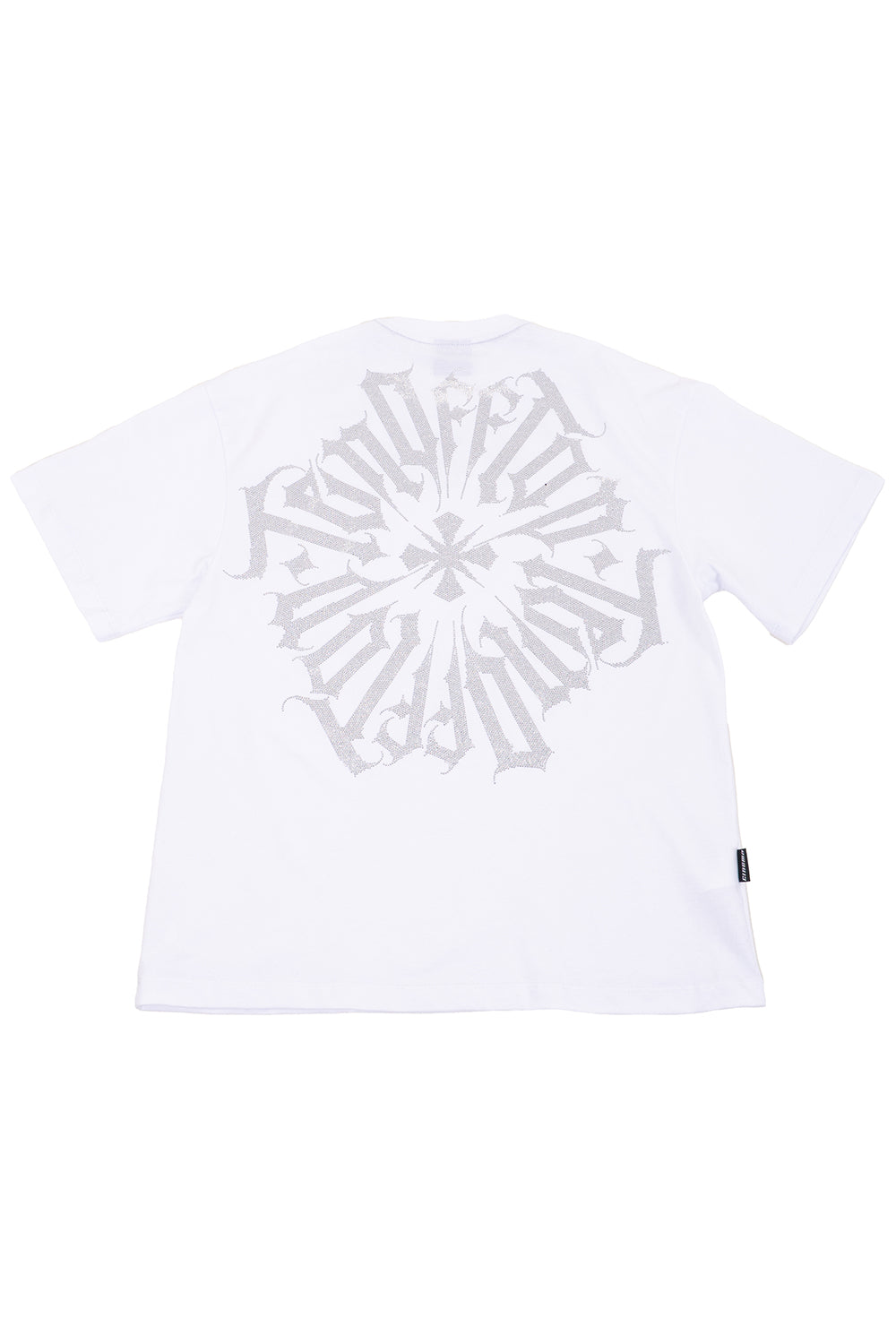 Camiseta over TEN OFF blanco plata