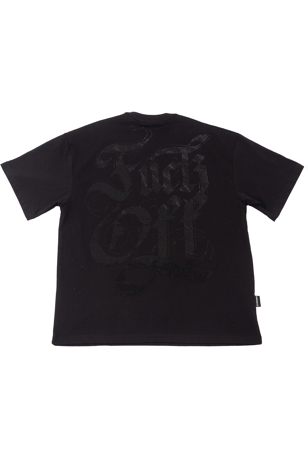 Camiseta over FUCK OFF p. negra