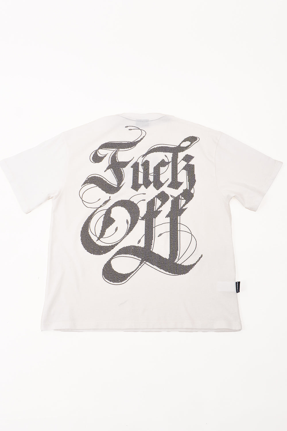 Camiseta over FUCK OFF Ivory