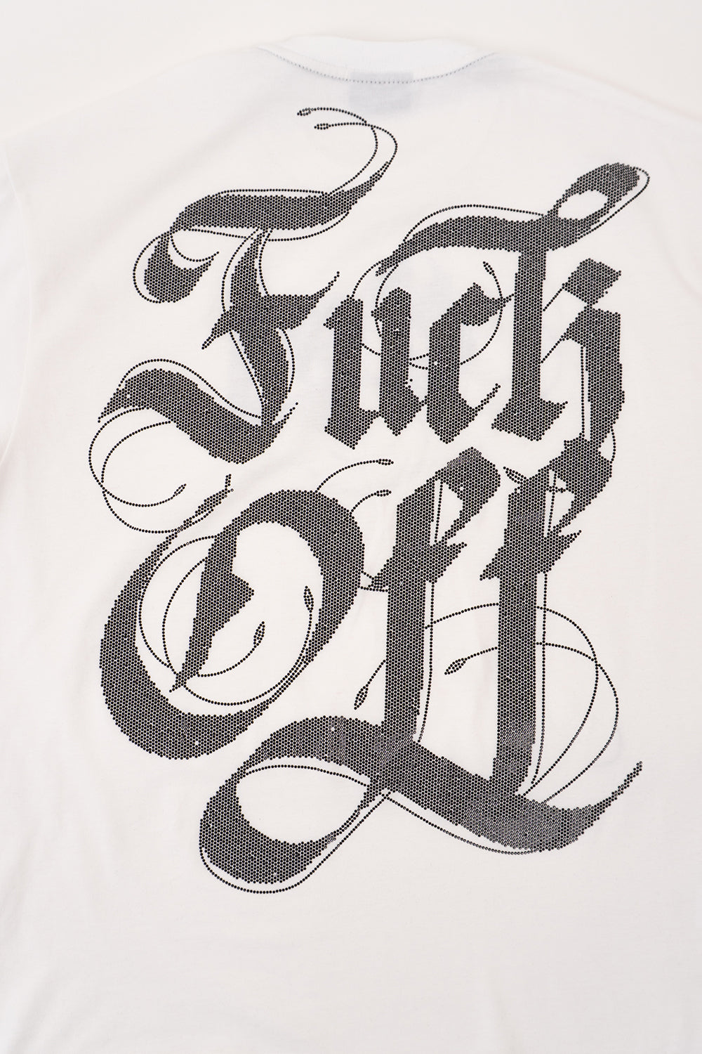 Camiseta over FUCK OFF Ivory