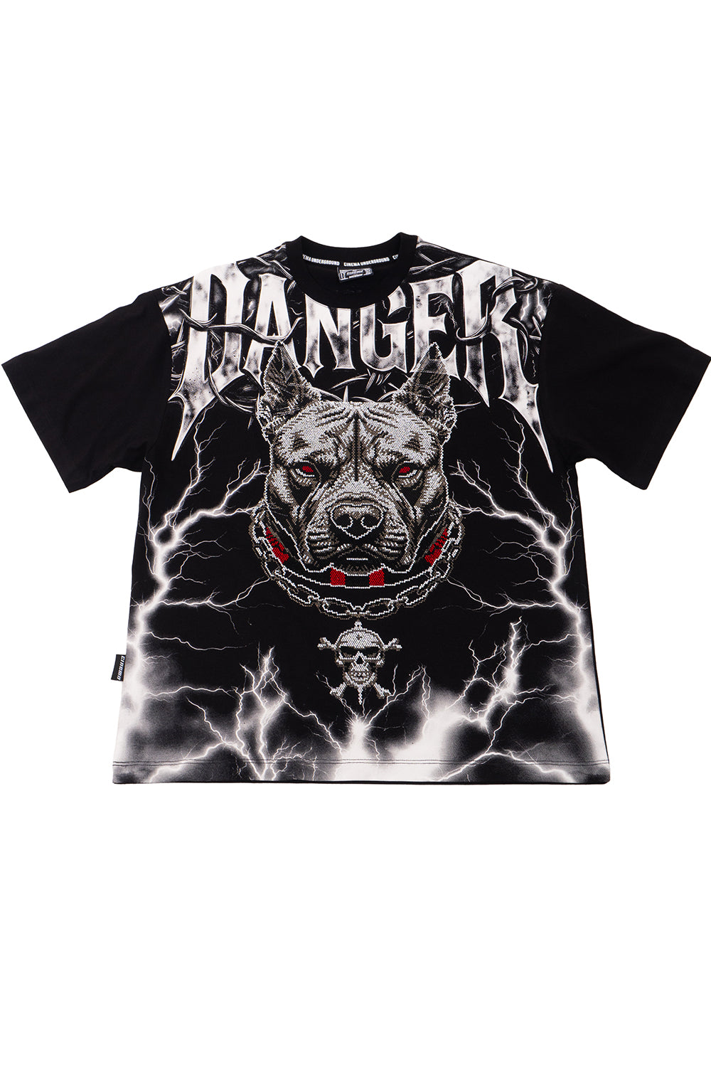 Camiseta over DANGER CINEMA