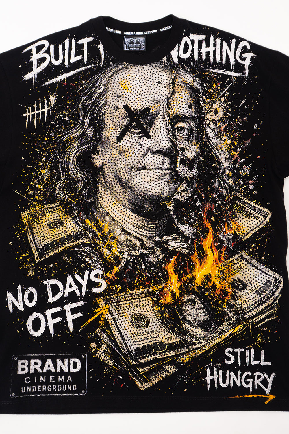 Camiseta over DOLLAR FIRE