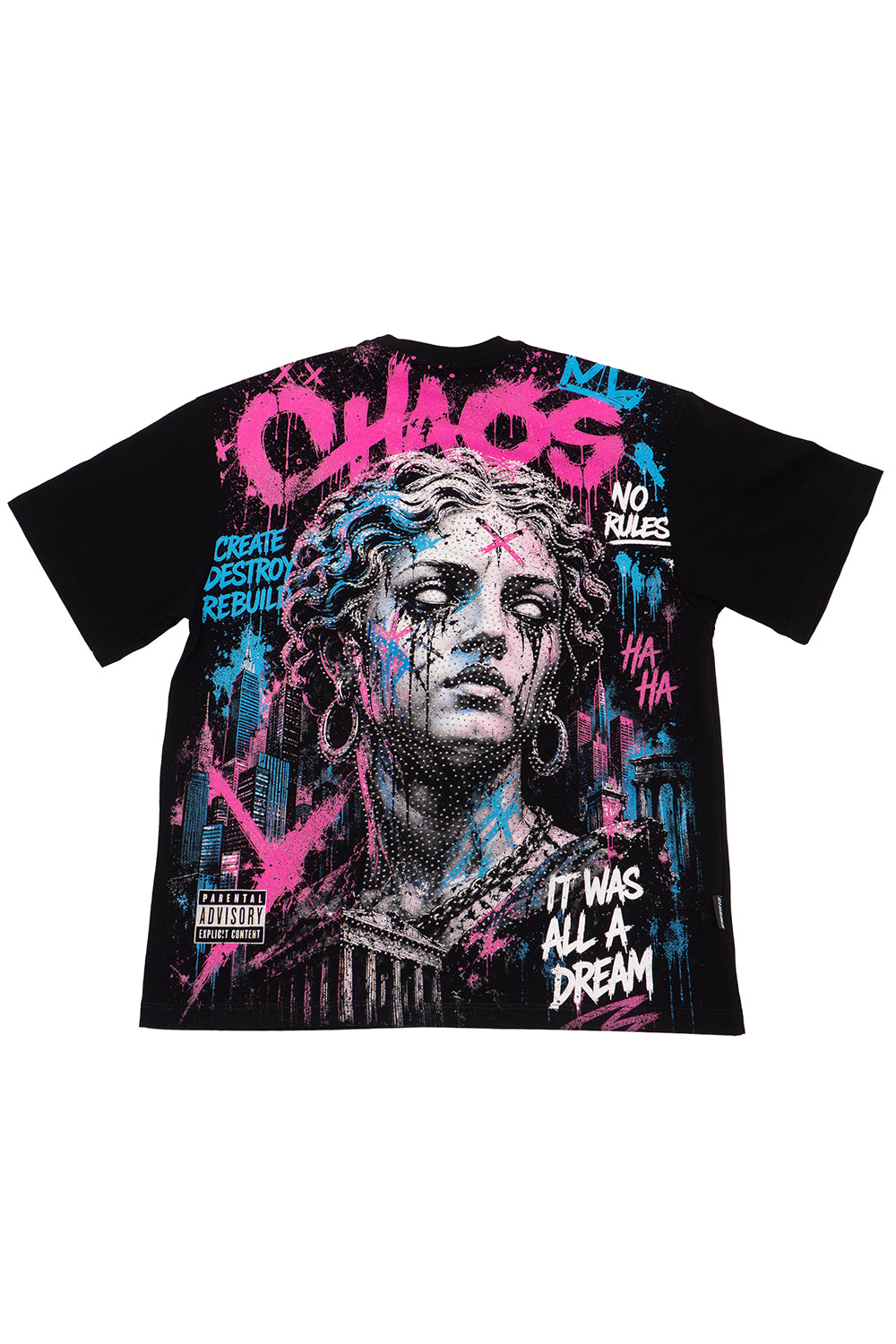 Camiseta over CHAOS GIRL