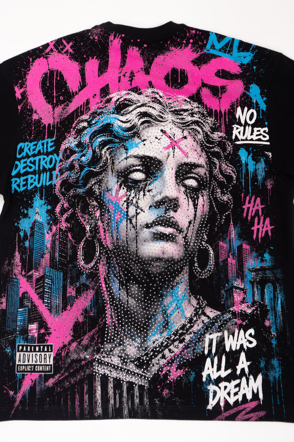 Camiseta over CHAOS GIRL