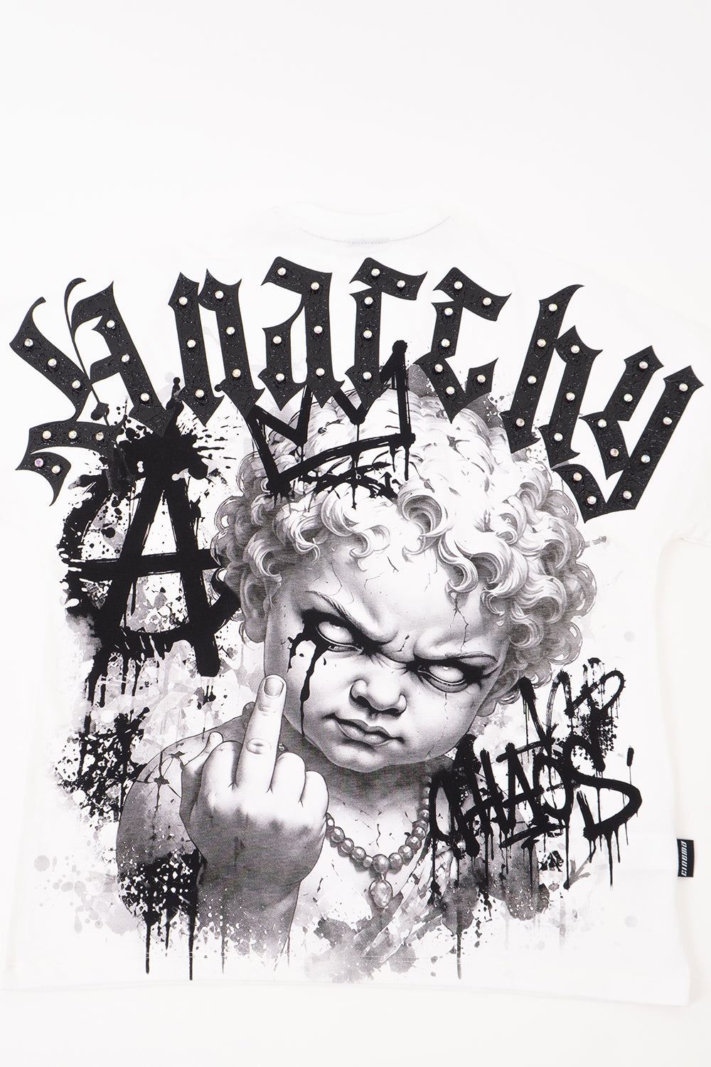 Camiseta over con taches ANARCHY