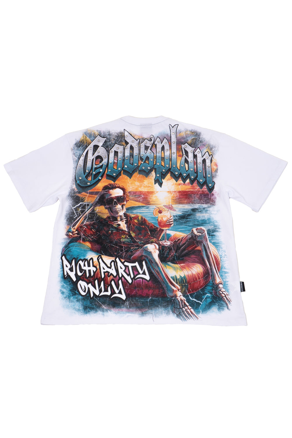 Camiseta over con taches GODSPLAN