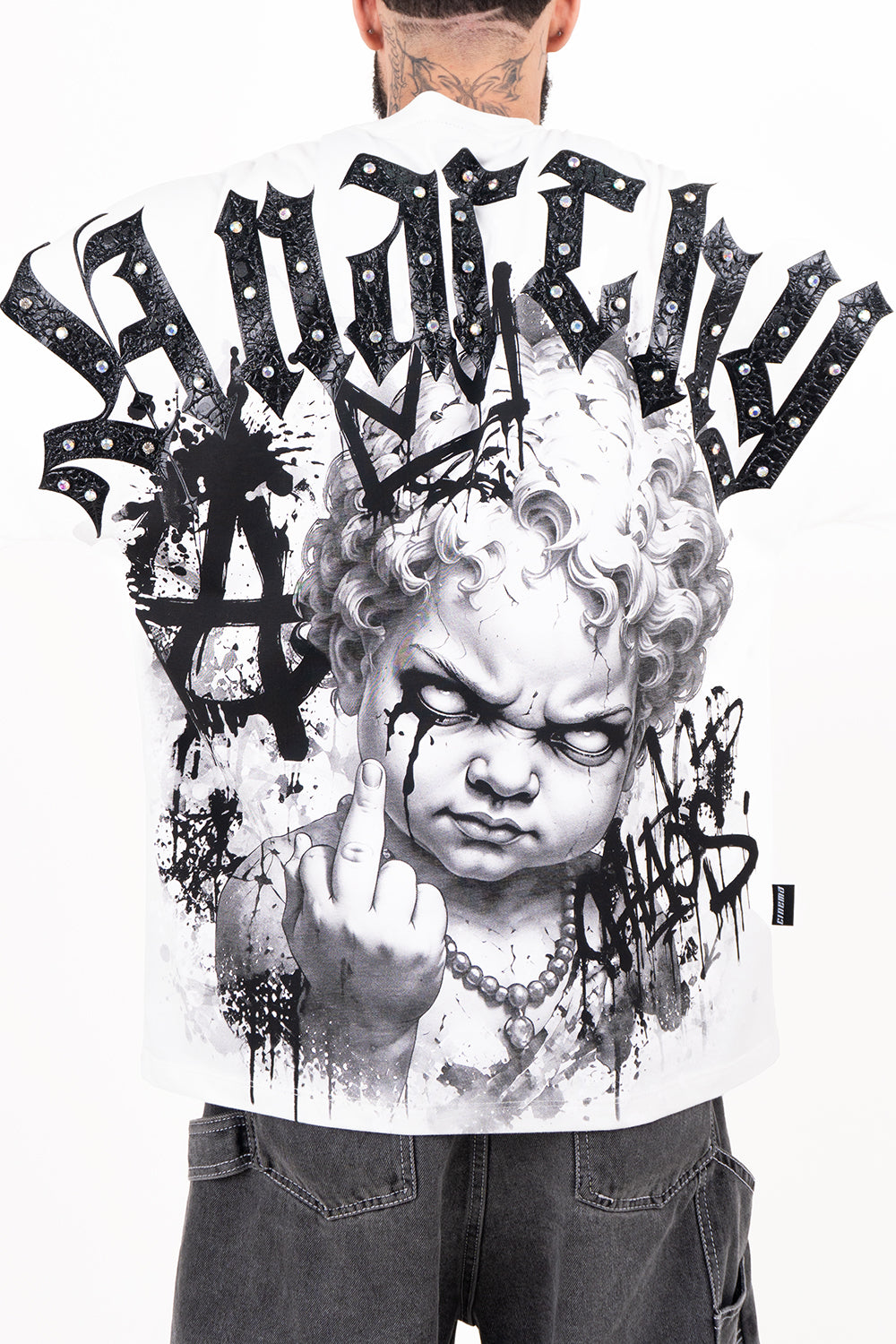 Camiseta over con taches ANARCHY