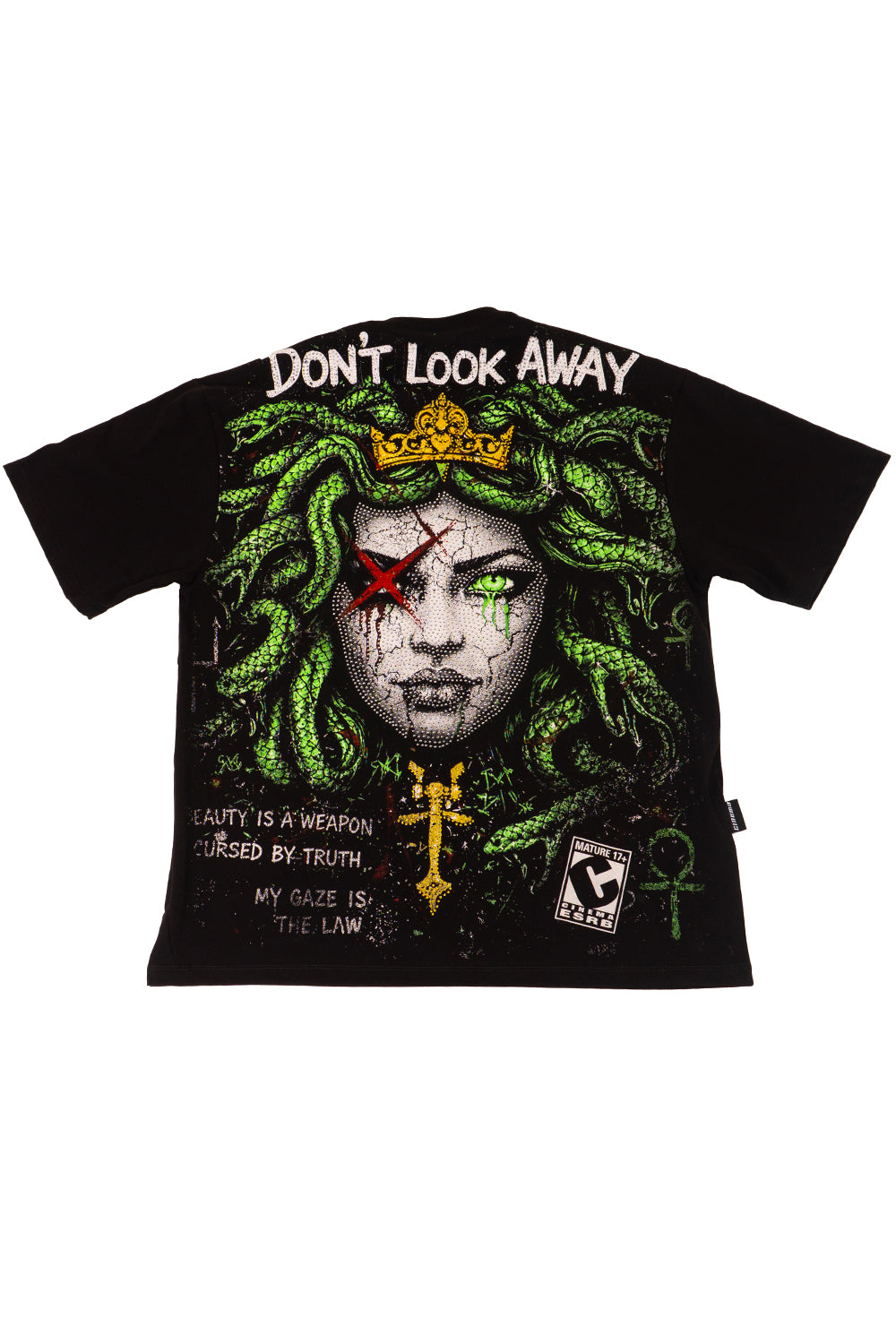 Camiseta over DON´T LOOK