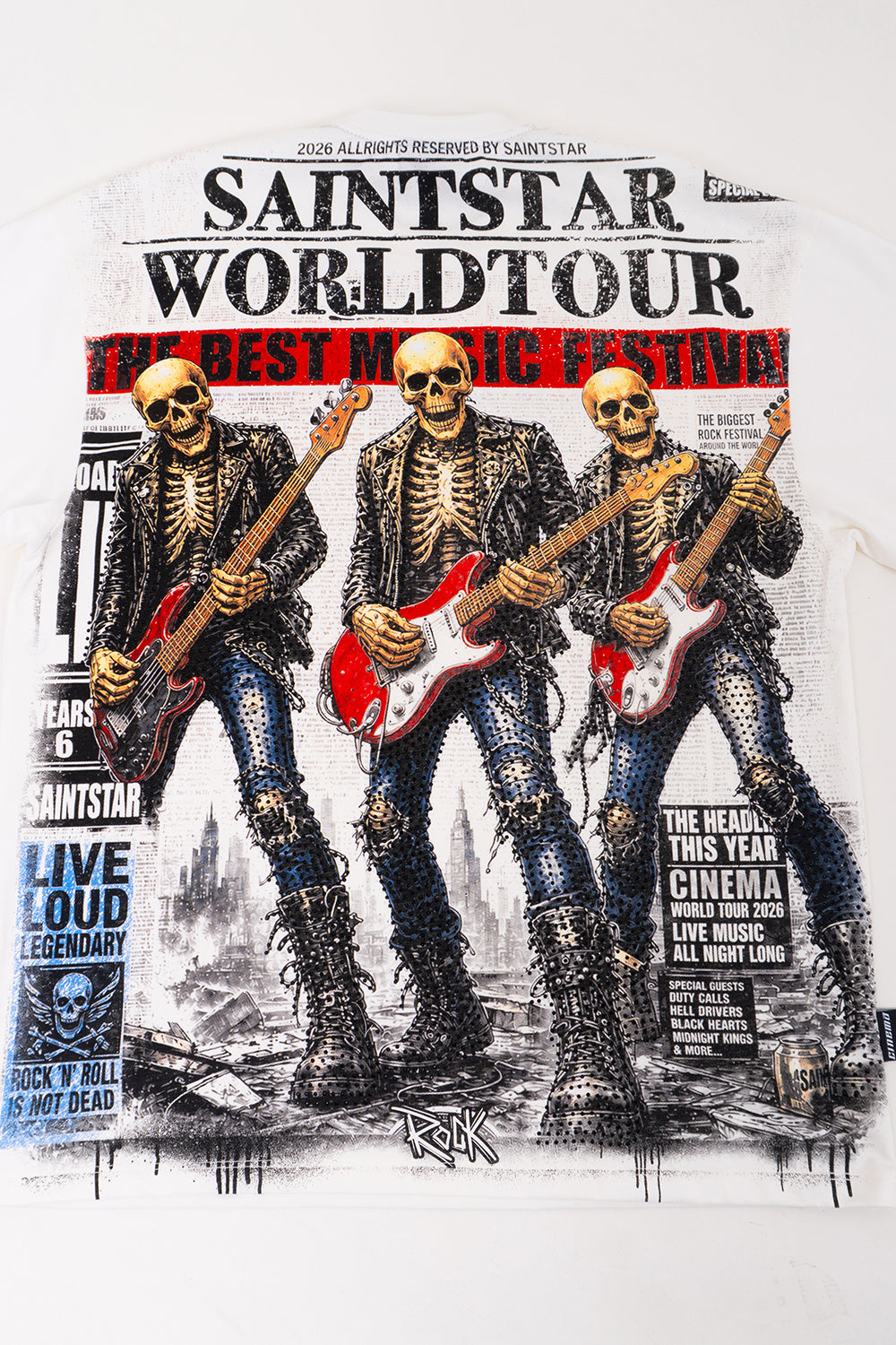 Camiseta over WORLD TOUR