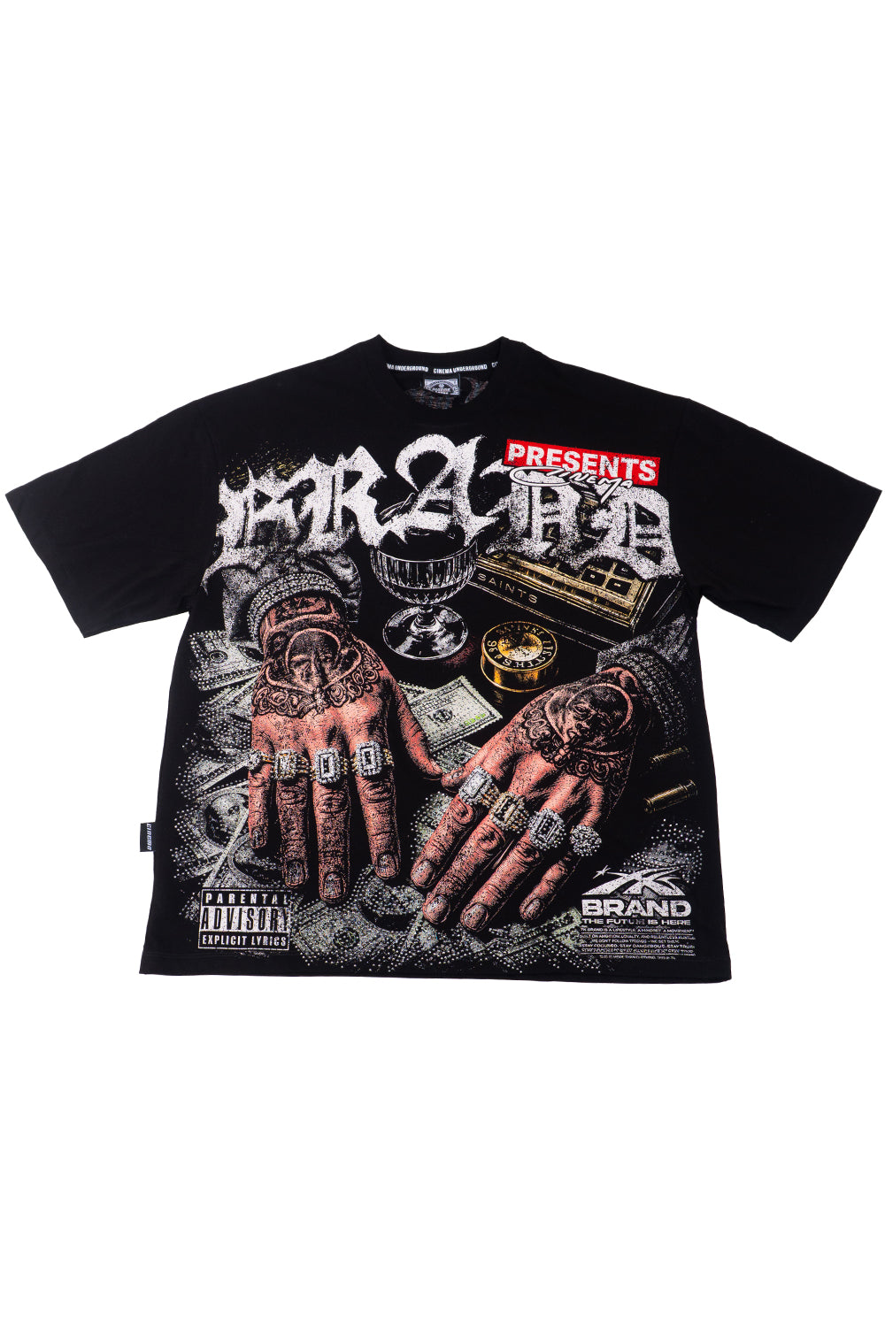 Camiseta over BRAND MONEY