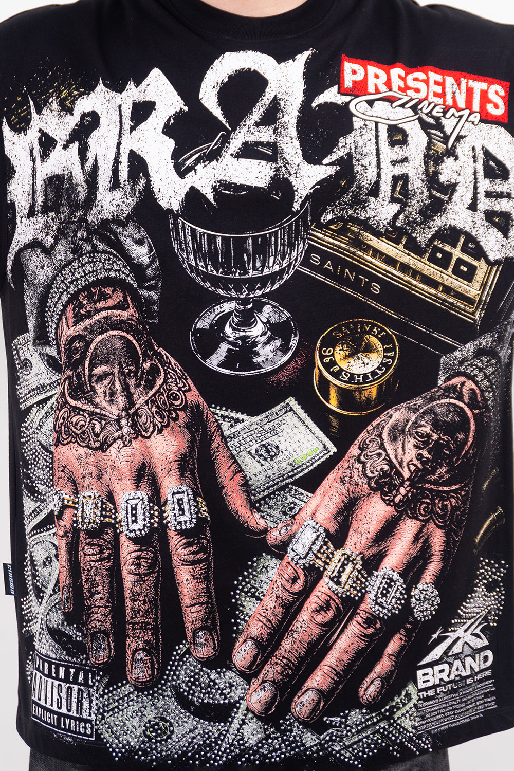 Camiseta over BRAND MONEY