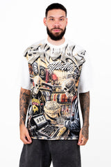 Camiseta over SKULL UNDERG