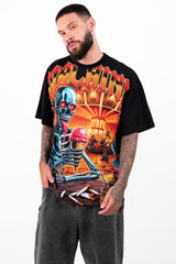 Camiseta over MACHINE