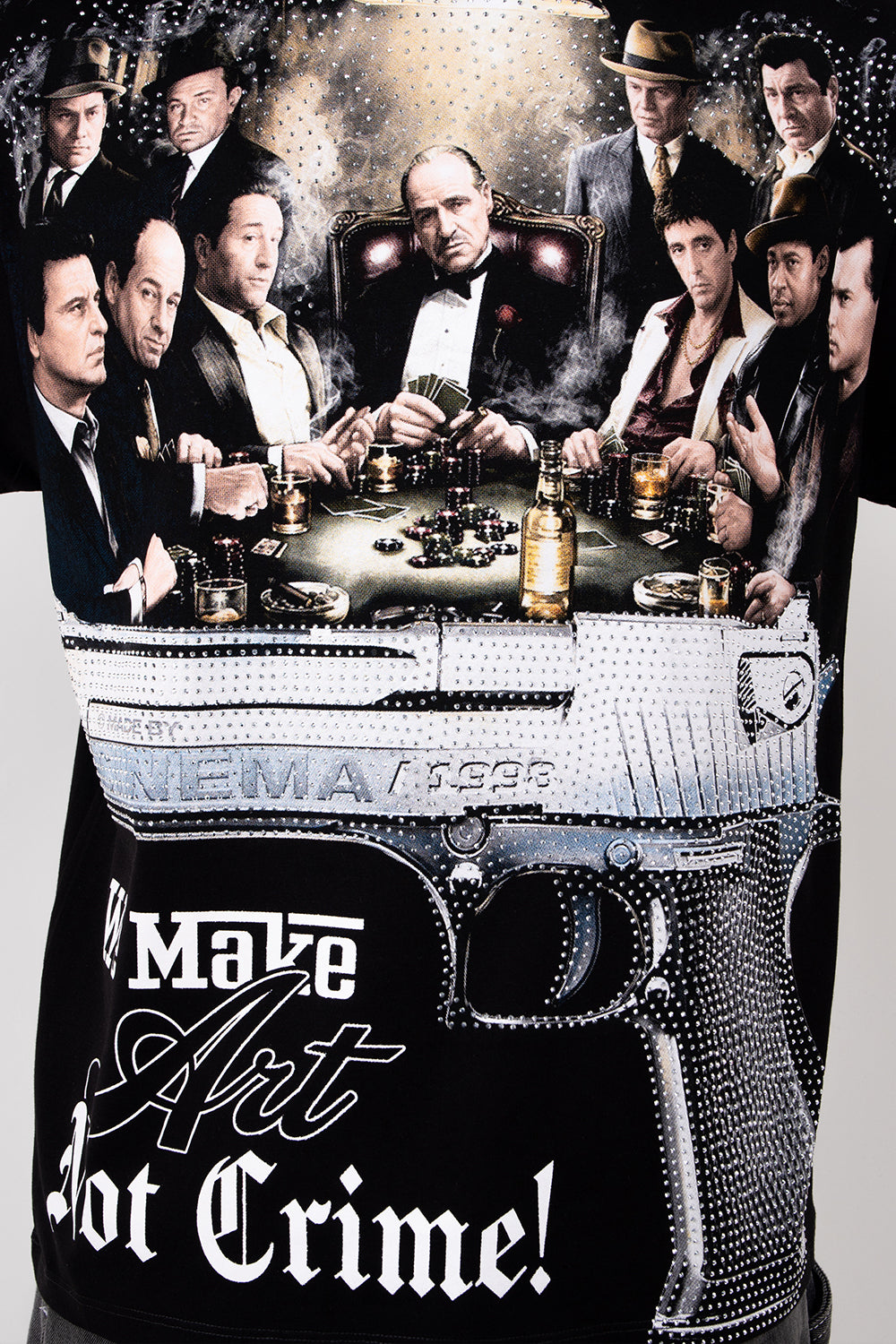 Camiseta over WE MAKE ART