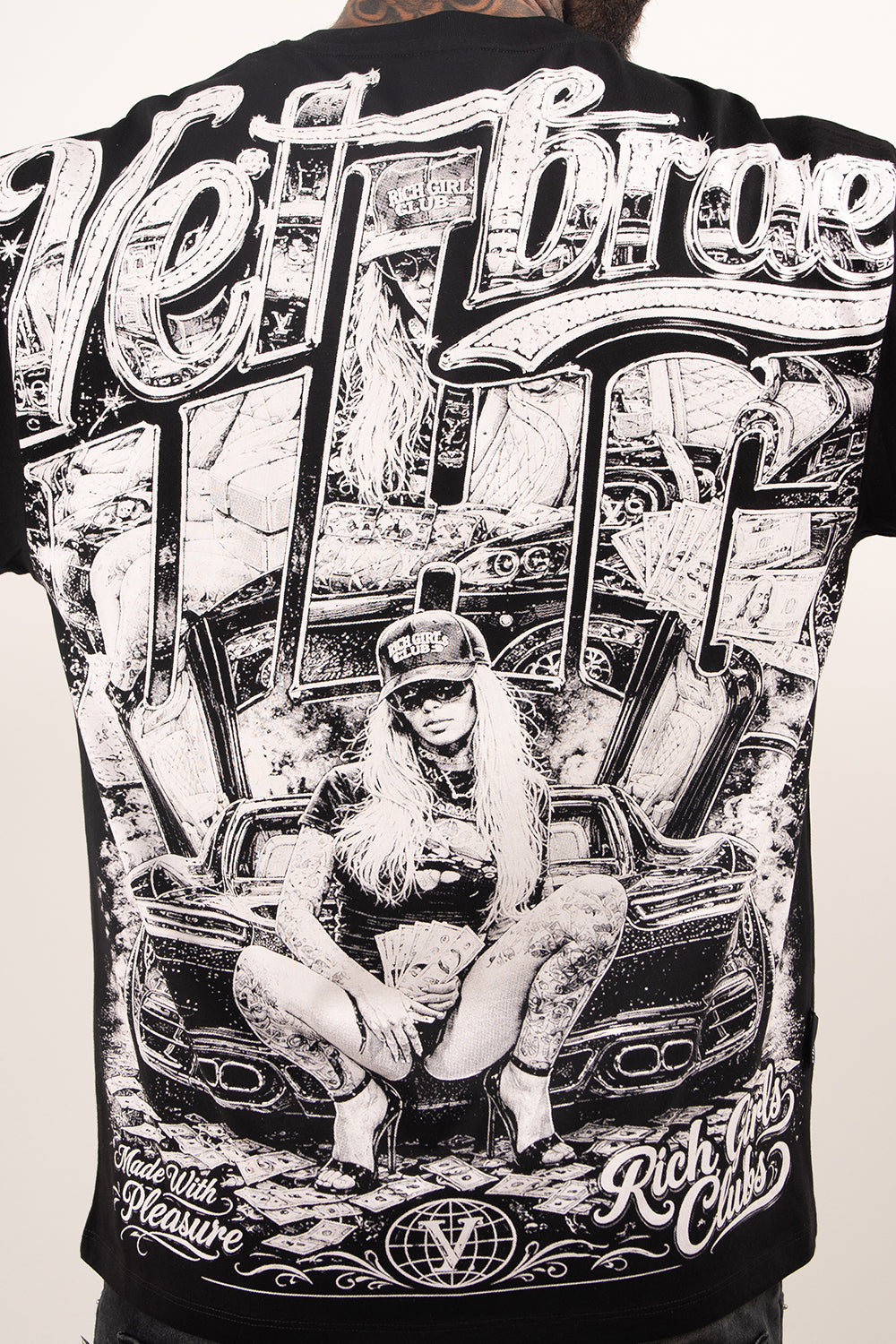 Camiseta over VERTABRAE