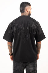 Camiseta over NEVER GIVE UP