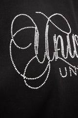 Camiseta over NEVER GIVE UP plata