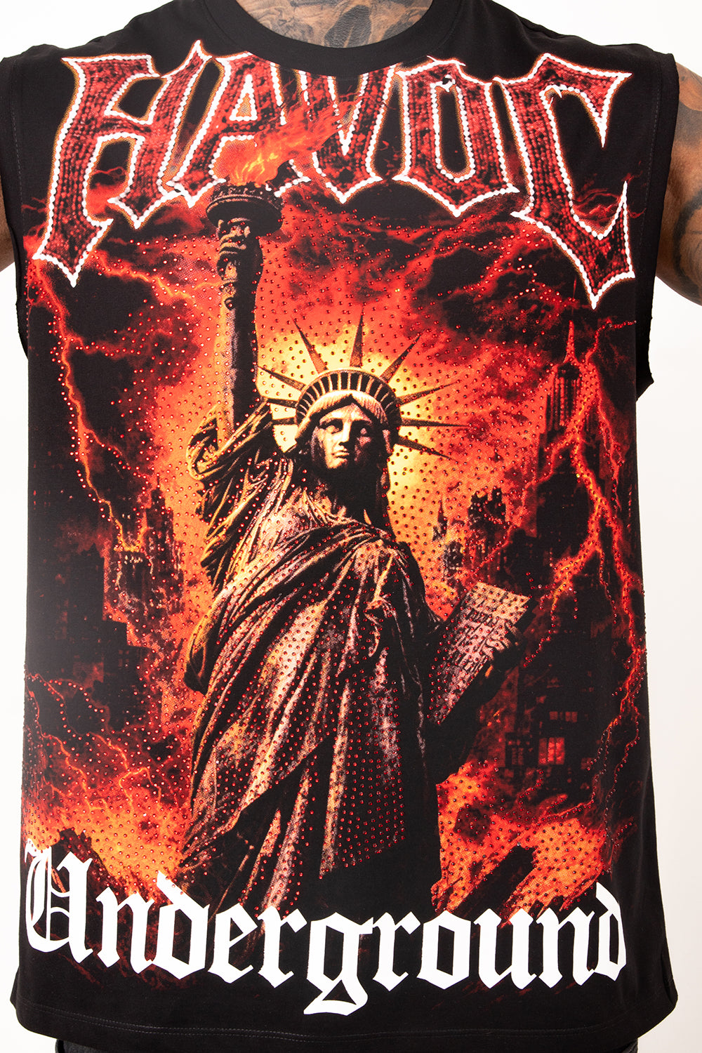 CAMISETA ESQUELETO - FIREWORLD