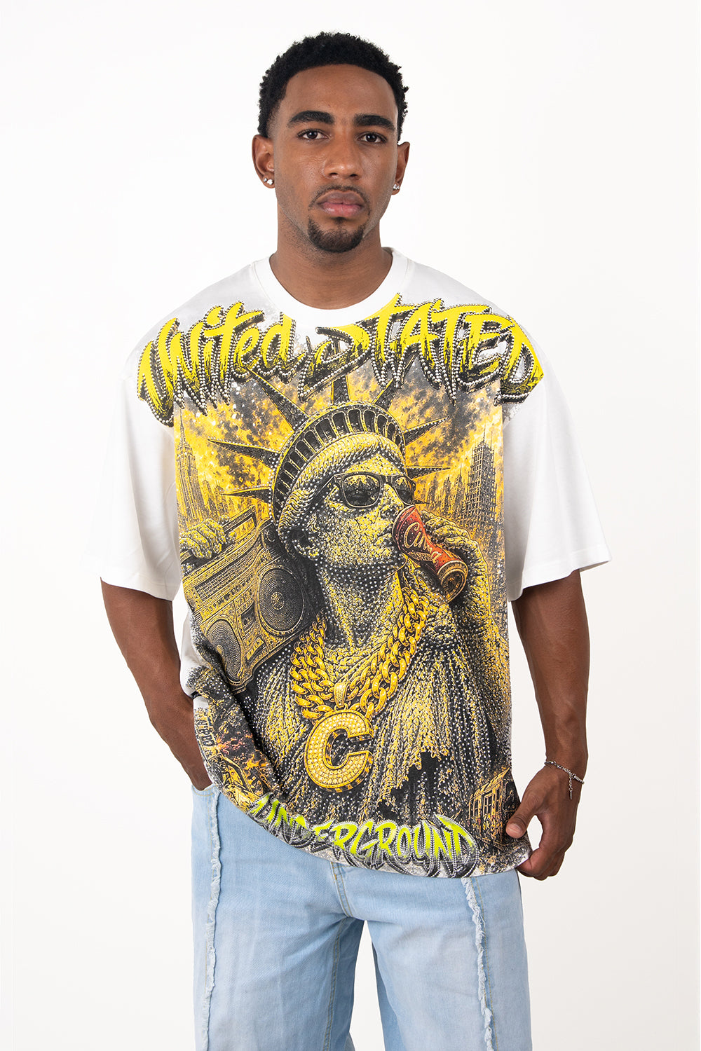 CAMISETA OVER - UNITED STATED