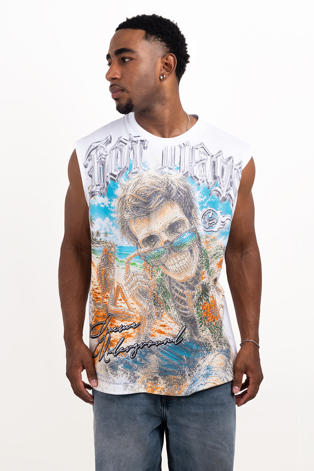 CAMISETA ESQUELETO - HOT DAYS