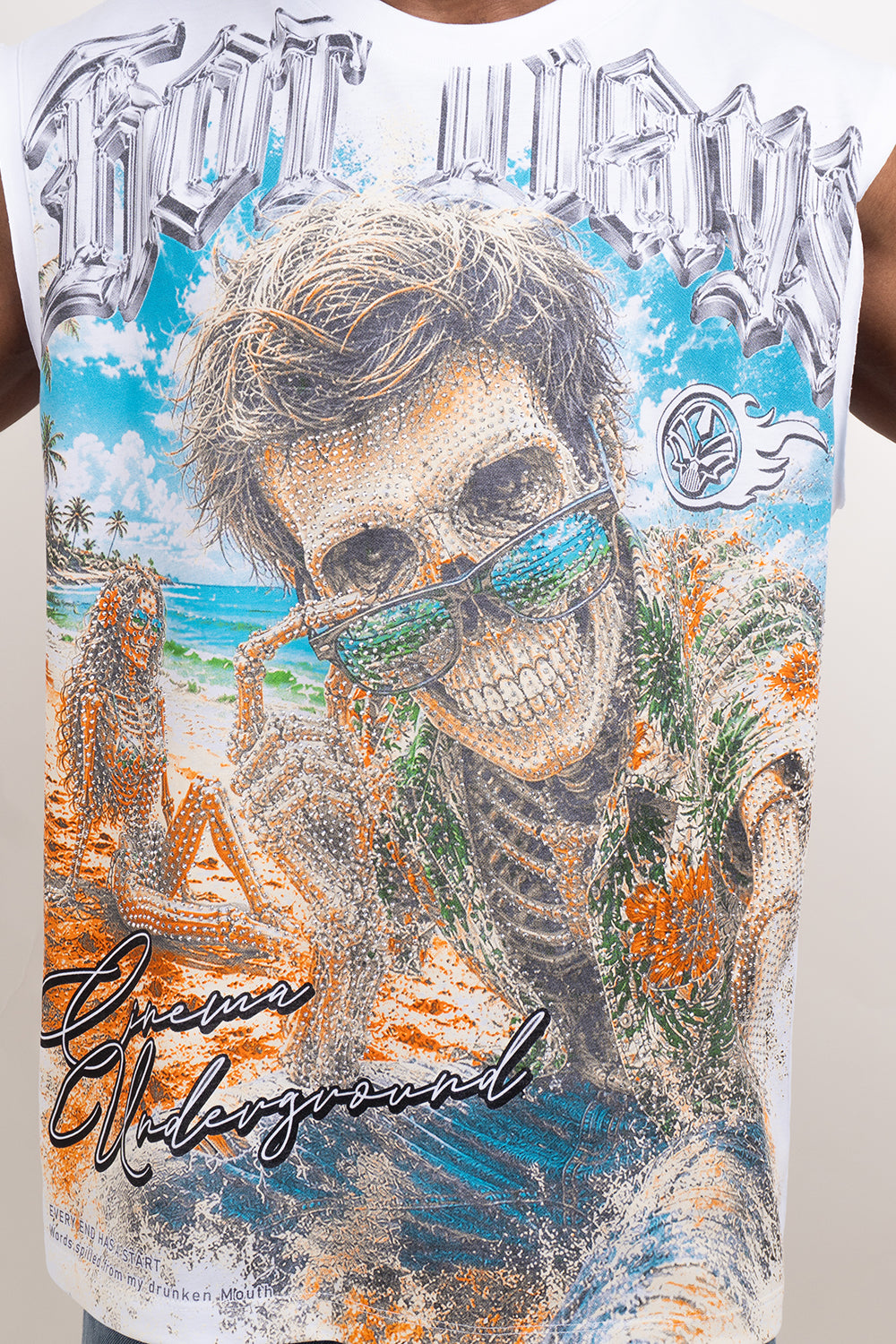 CAMISETA ESQUELETO - HOT DAYS