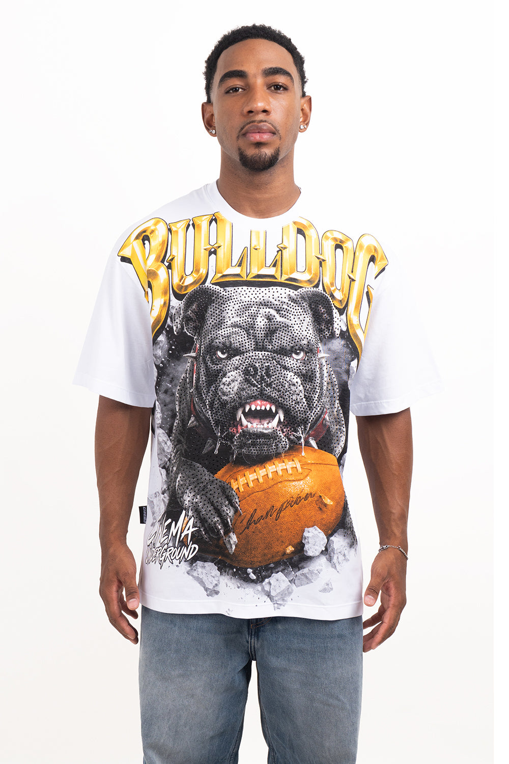 CAMISETA OVER - BULLDOG