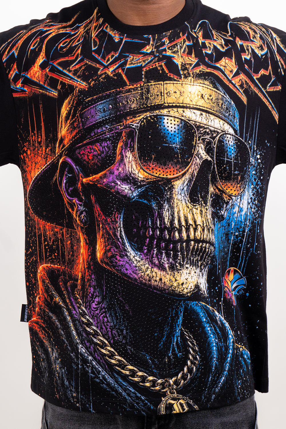 CAMISETA OVER - THE SKULL