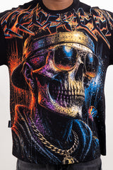 CAMISETA OVER - THE SKULL