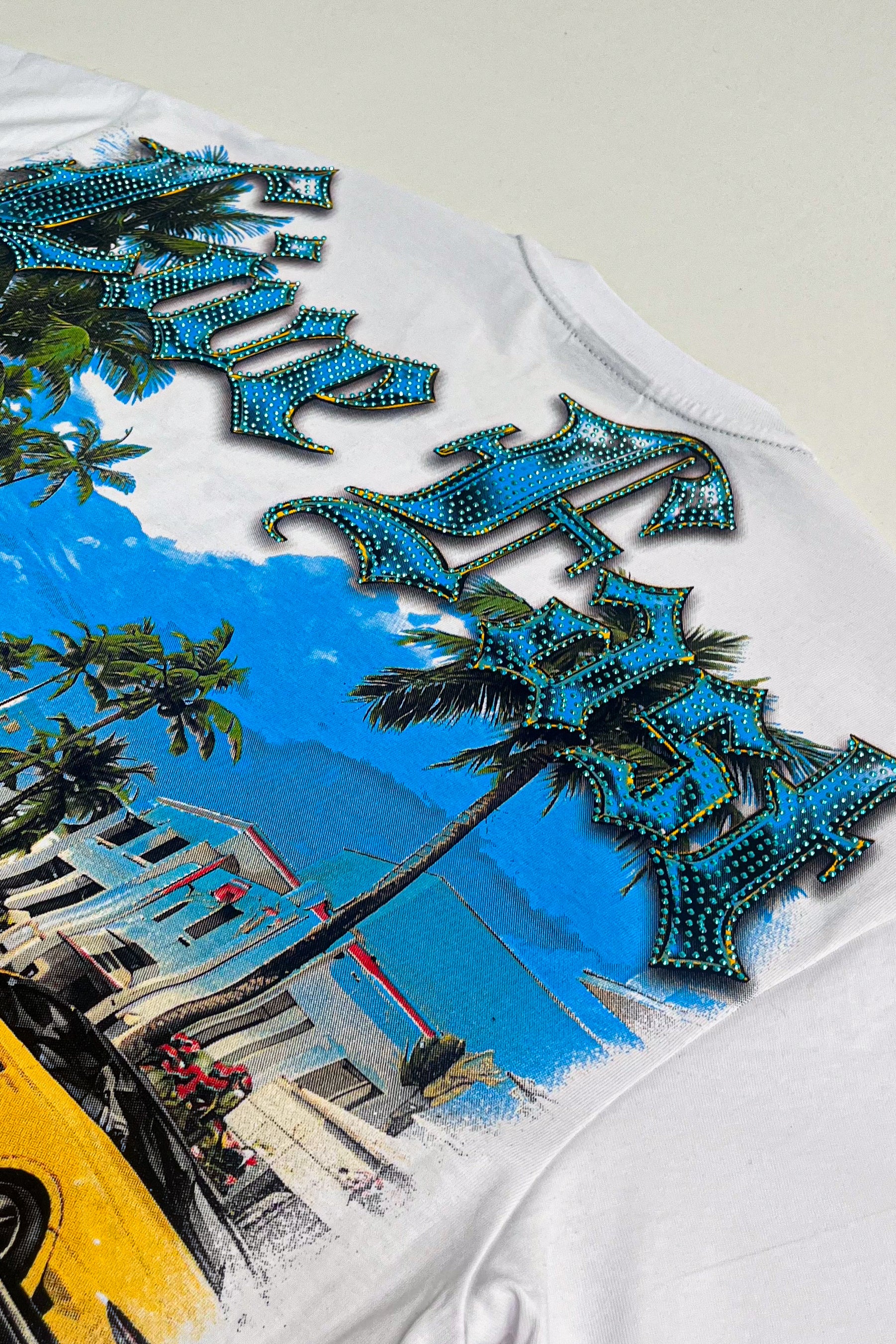 Camiseta over LIVE FAST