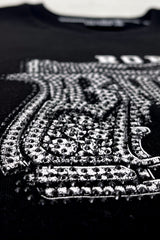 Camiseta over GANGSTA piedra negra