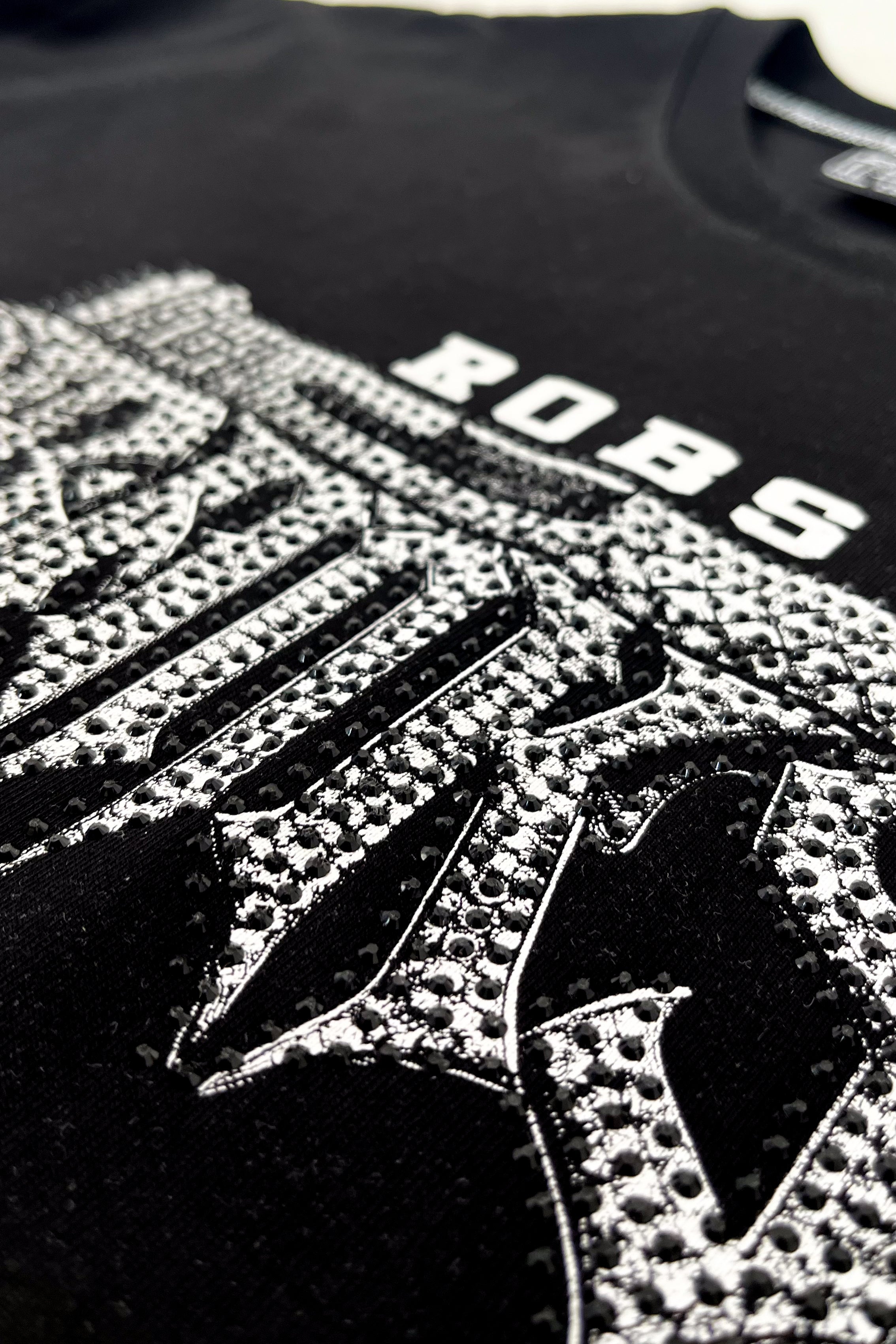 Camiseta over GANGSTA piedra negra
