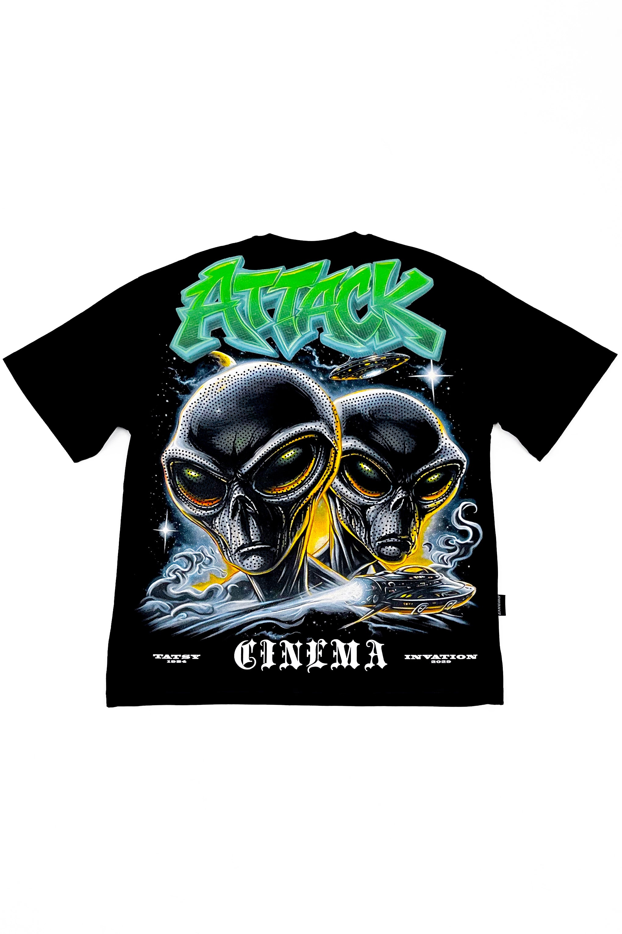 Camiseta over ATTACK