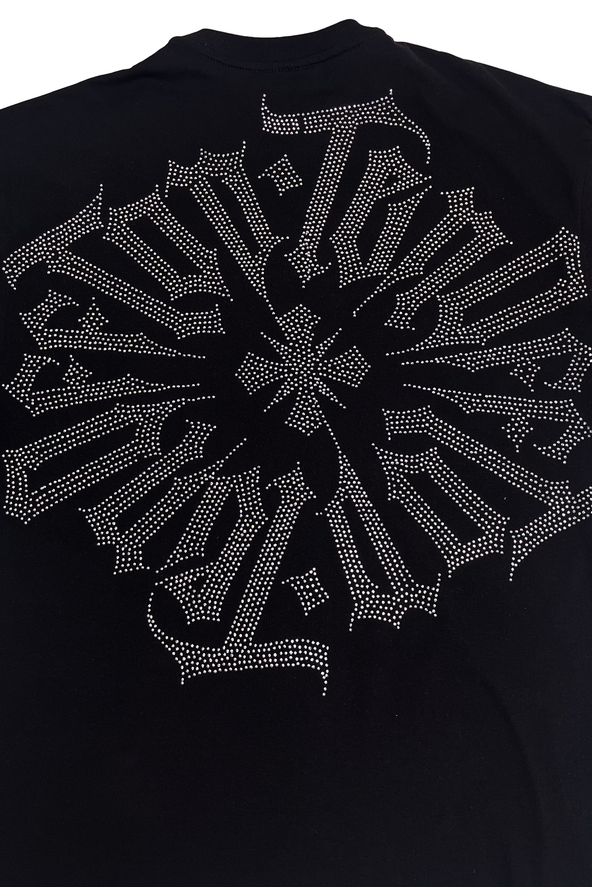 Camiseta over TEN OFF piedra plateada