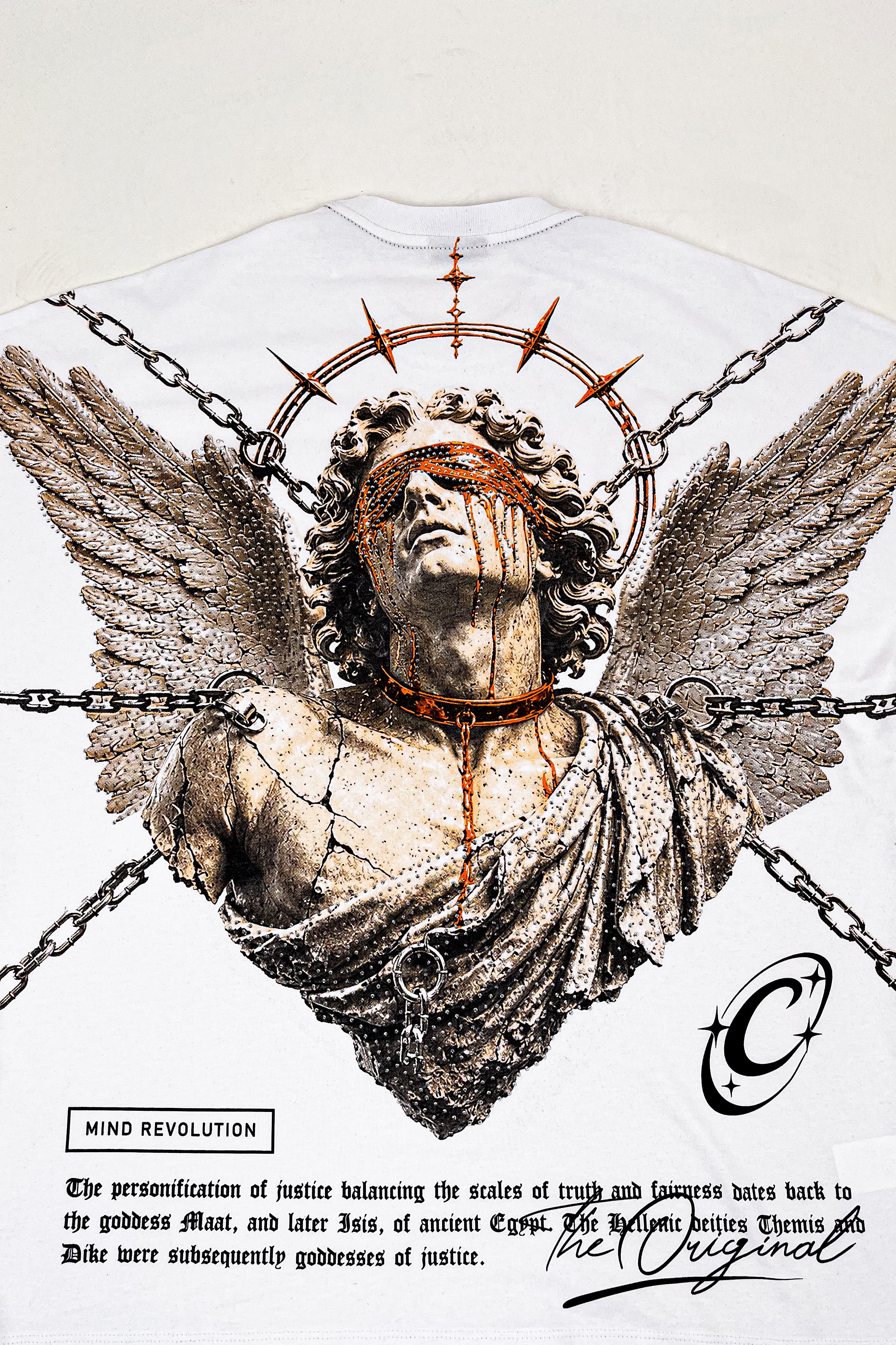 Camiseta over ANGEL CHAINS