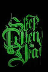 Camiseta OVER SLEEP DEAT