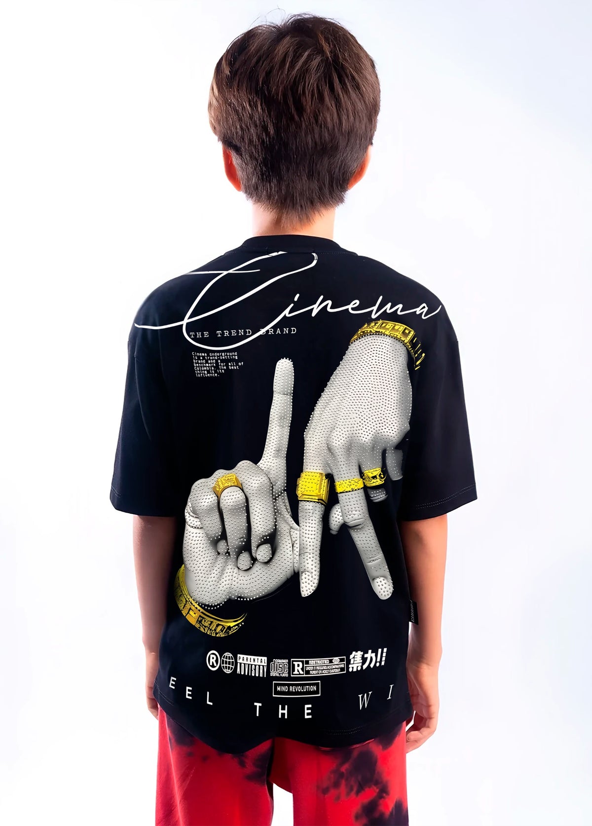 CAMISETA NIÑO - HANDS
